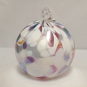 Handblown Glass Ball Tree Ornament